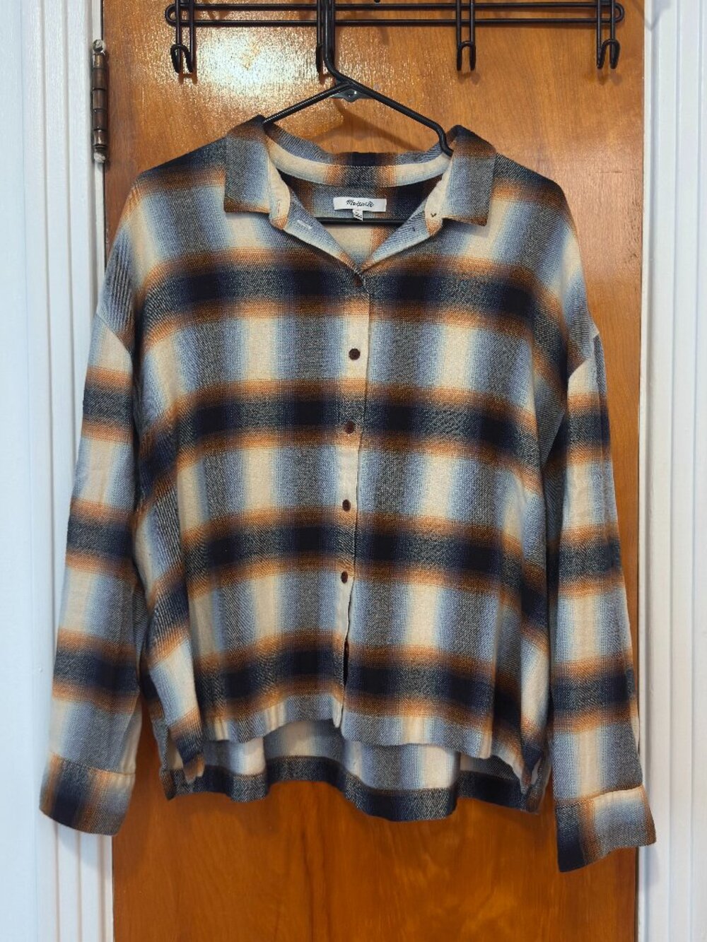 Madewell Flannel Westlake Shirt in Allen Plaid (XL)